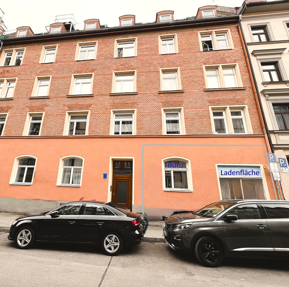 Referenzobjekt Vermietung – Attraktives Ladenbüro in München- Glockenbachviertel